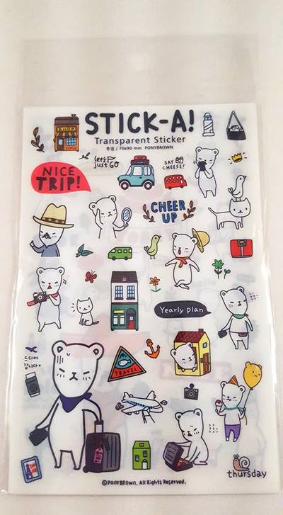 Steve Bear Stick-a! Set