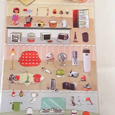 Household item stickers