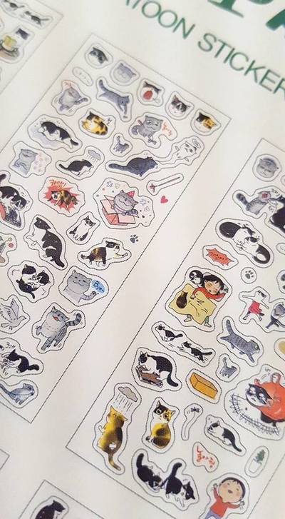 Cats Diary Stickers