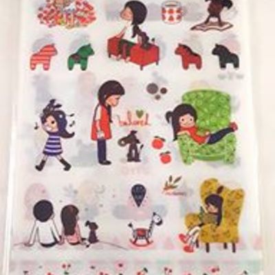 Scandinavian sticker set