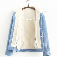 PASTEL BLUE CORDUROY JACKET - Thumbnail 1