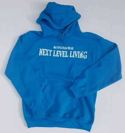 Next Level Living Turquoise Hoodie