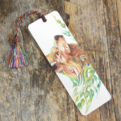 Season wolf summer - bookmark