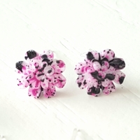 6 pairs of Daisy Stud Earrings - Daisy Earrings - colorful earrings - Thumbnail 1