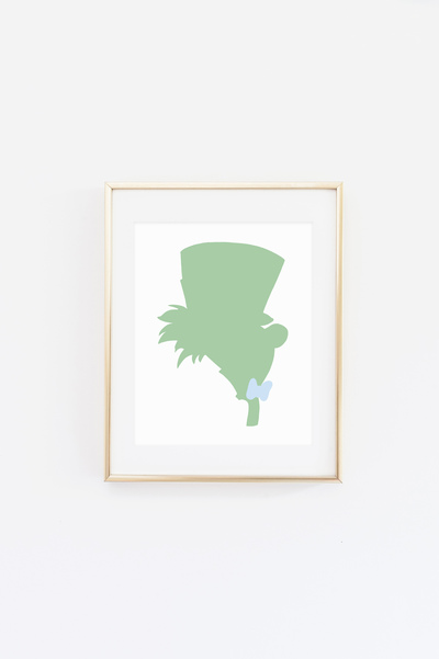 The Mad Hatter Silhouette