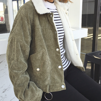 Corduroy Fleece Jacket - Thumbnail 4