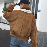 Corduroy Fleece Jacket - Thumbnail 1