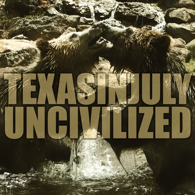 Texas in july - "uncivilized" 7" signed - Thumbnail 3