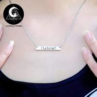 La luna silver necklace - Thumbnail 1