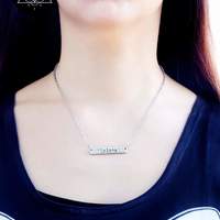 La luna silver necklace - Thumbnail 2