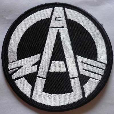Gauze embroidered patch