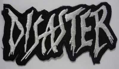 DISASTER embroidered patch