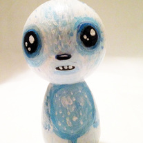 Yeti Kokeshi Doll