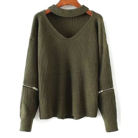 Chunky Choker Sweater