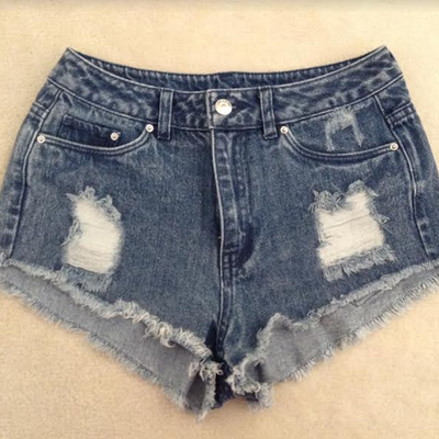 (new with tags) distressed high waisted shorts
