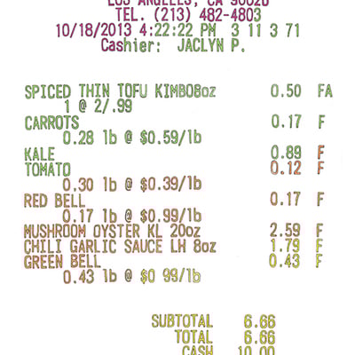 Receipt of the damned