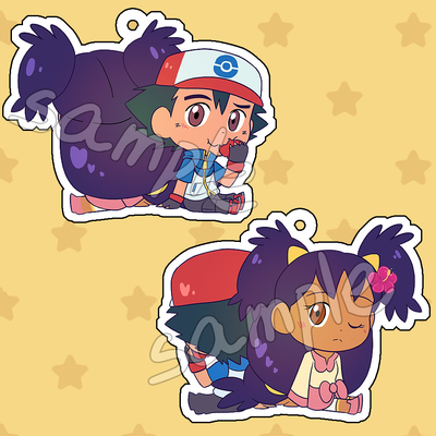 Satoship acrylic charms (set b)