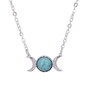 Triple Goddess Moon Pendant -2