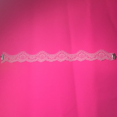 White lace choker necklace 