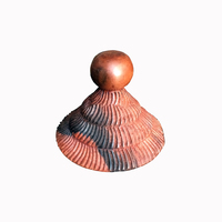 Hand Carved Vintage Ghanaian Traditional Jewelry Pot - Thumbnail 2