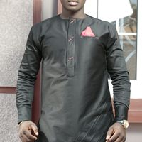 Black-Out Men's African Clothing African Wear Men's Fashion Clothing Pants & Shirt Men - Thumbnail 1