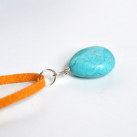 Turquoise Drop Necklace, Black Friday, Jewelry for Christmas, Gifts for Her, Turquoise Jewelry, Jewelry Gifts - Thumbnail 1