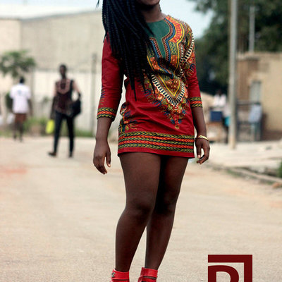 Women's dashiki sheath dress women's african clothing women's outfit women wear