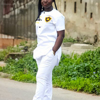 White-out Afro-Western style Ladies African Outfit Women's Clothing Women's Fashion wear Women's Costumes - Thumbnail 1