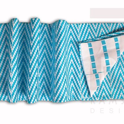 Kente handwoven cloth asante ghana african art 6 yards  - Thumbnail 3