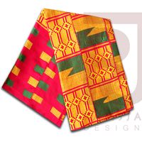 Kente Handwoven Cloth Kente Asante Kente Ghana Kente  - Thumbnail 1