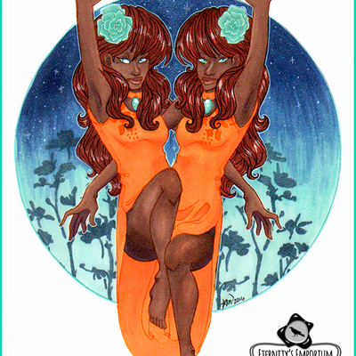 [print] peony and poesy 9x12