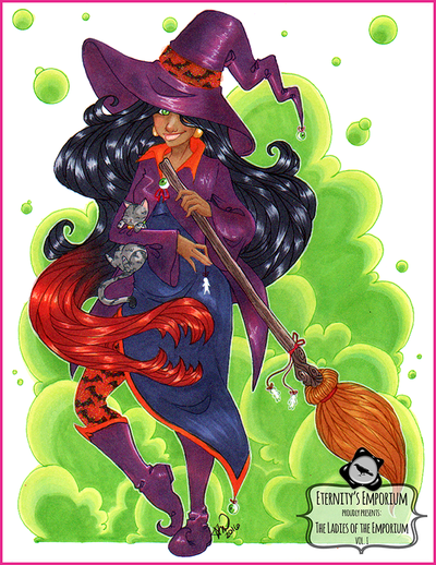 [Print] Serafina and Oscar 9x12