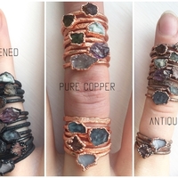 ROUGH GARNET RING - Thumbnail 2
