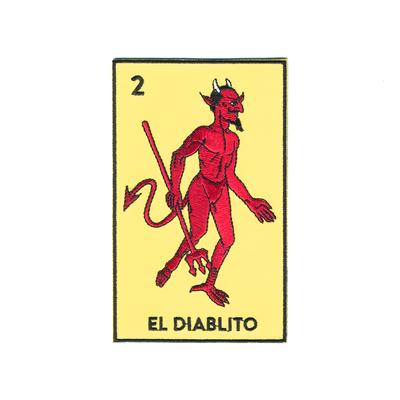 El Diablito Loteria Card Patch