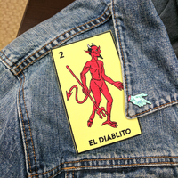 El Diablito Loteria Card Patch - Thumbnail 1