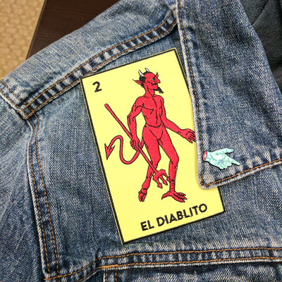 El diablito loteria card patch