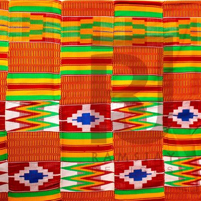 Kente handwoven cloth kente ashanti kente african fabric ghana kente 6 yards