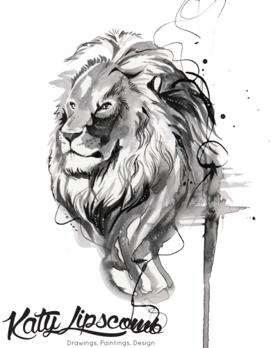 Ink Lion - Print