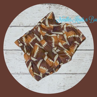 Baby girls football bloomers, high waist football bloomers, game day - Thumbnail 3