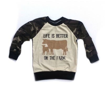 Life is better on the farm raglan
