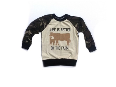 Life is Better On the Farm Raglan