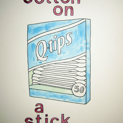  cotton on a stick (call it what it is)