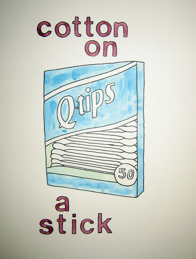  cotton on a stick (call it what it is)