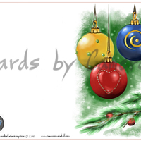 Hanging ornaments red heart - Thumbnail 2