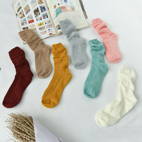 Girls Fashion Candy Color Heap Stockings