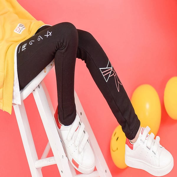Autumn Winter Girls Fleece Warm Pants