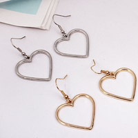 HEART EARRINGS ( GOLD / SILVER ) - Thumbnail 4
