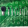 Emerald Green Band Anna Brush Holder-1