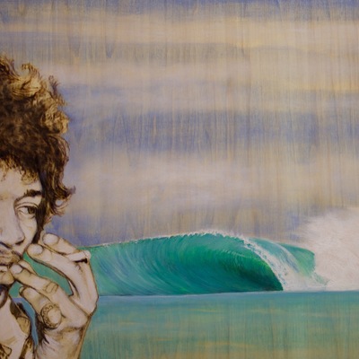 "hendrix in the caribbean " print