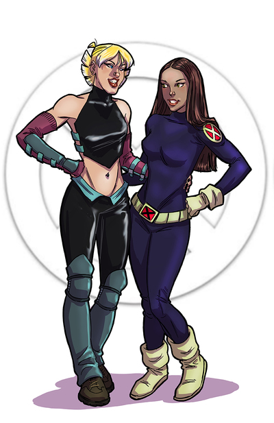 BoomBoom and Magma Couples print